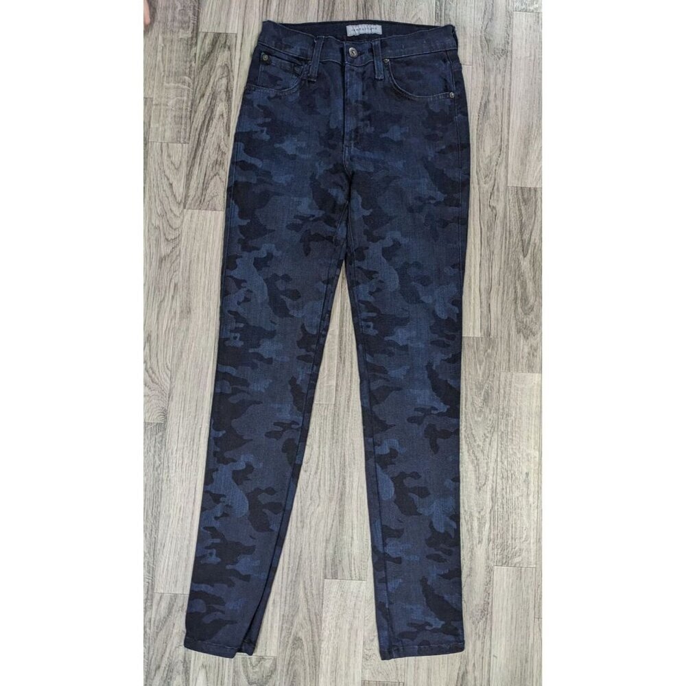 (3/$35) James Jeans Womens Size 28 High Class Skinny Camouflage Blue Denim Jeans